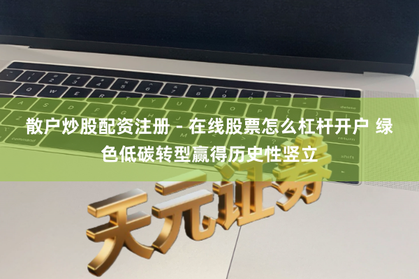 散户炒股配资注册 - 在线股票怎么杠杆开户 绿色低碳转型赢得历史性竖立